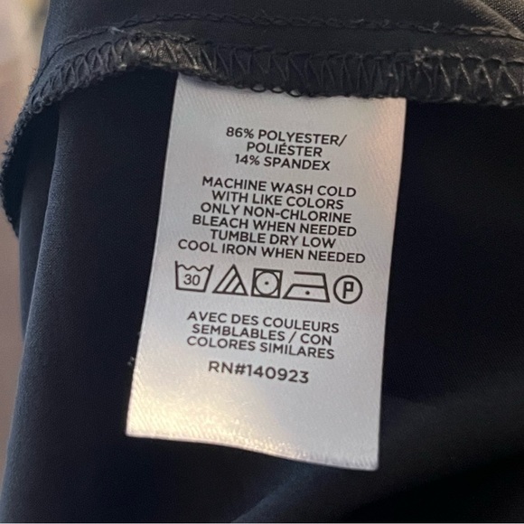 Lou & Grey Black Athleisure Stretch Classic Work Out Sz S Pants - Picture 9 of 12